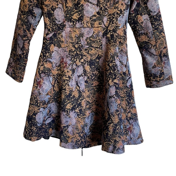 Nanette Lepore Floral Tapestry Coat Size 0 - Picture 8 of 14